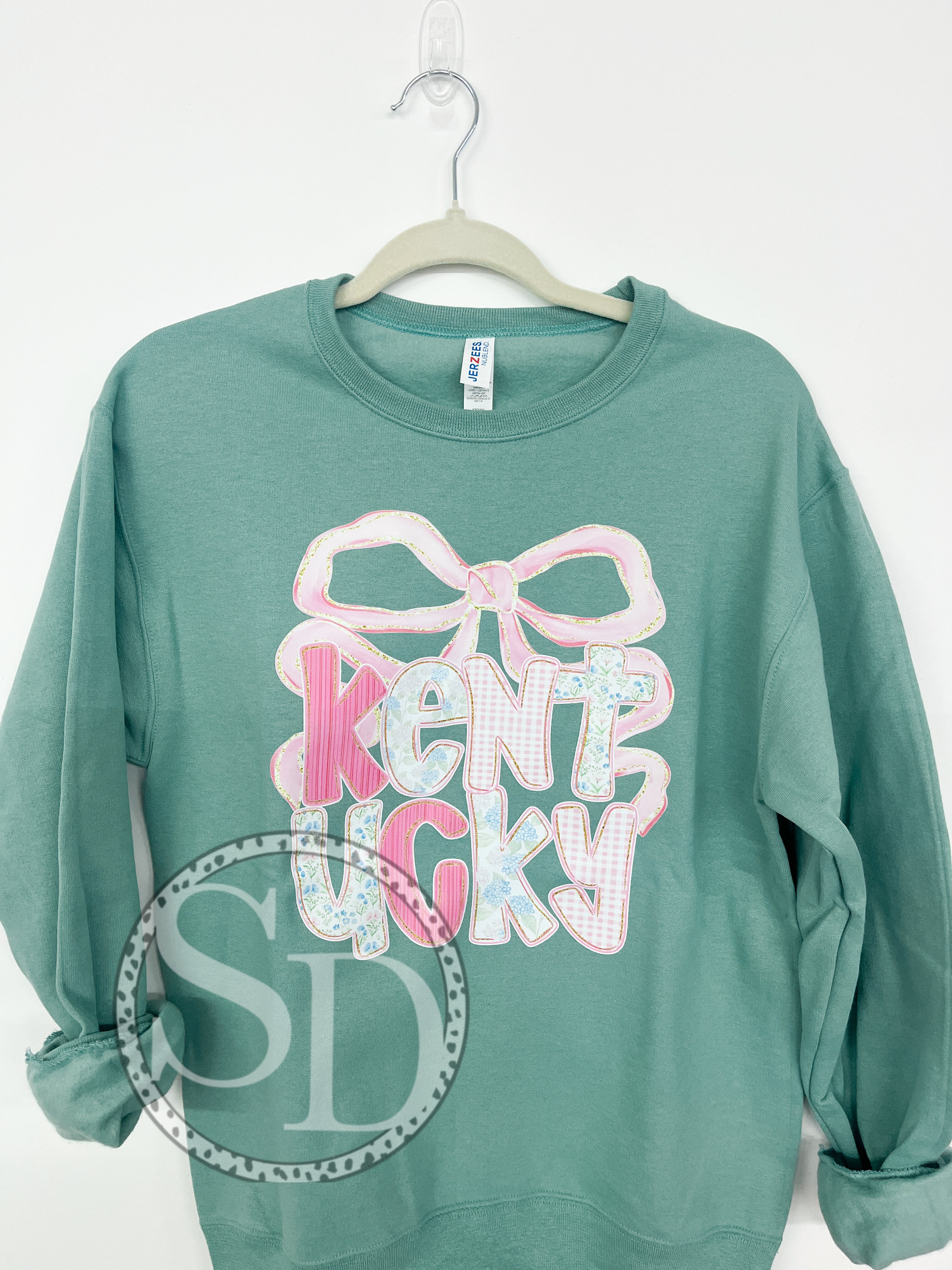 Grandmillenial Kentucky Bow Sweatshirt