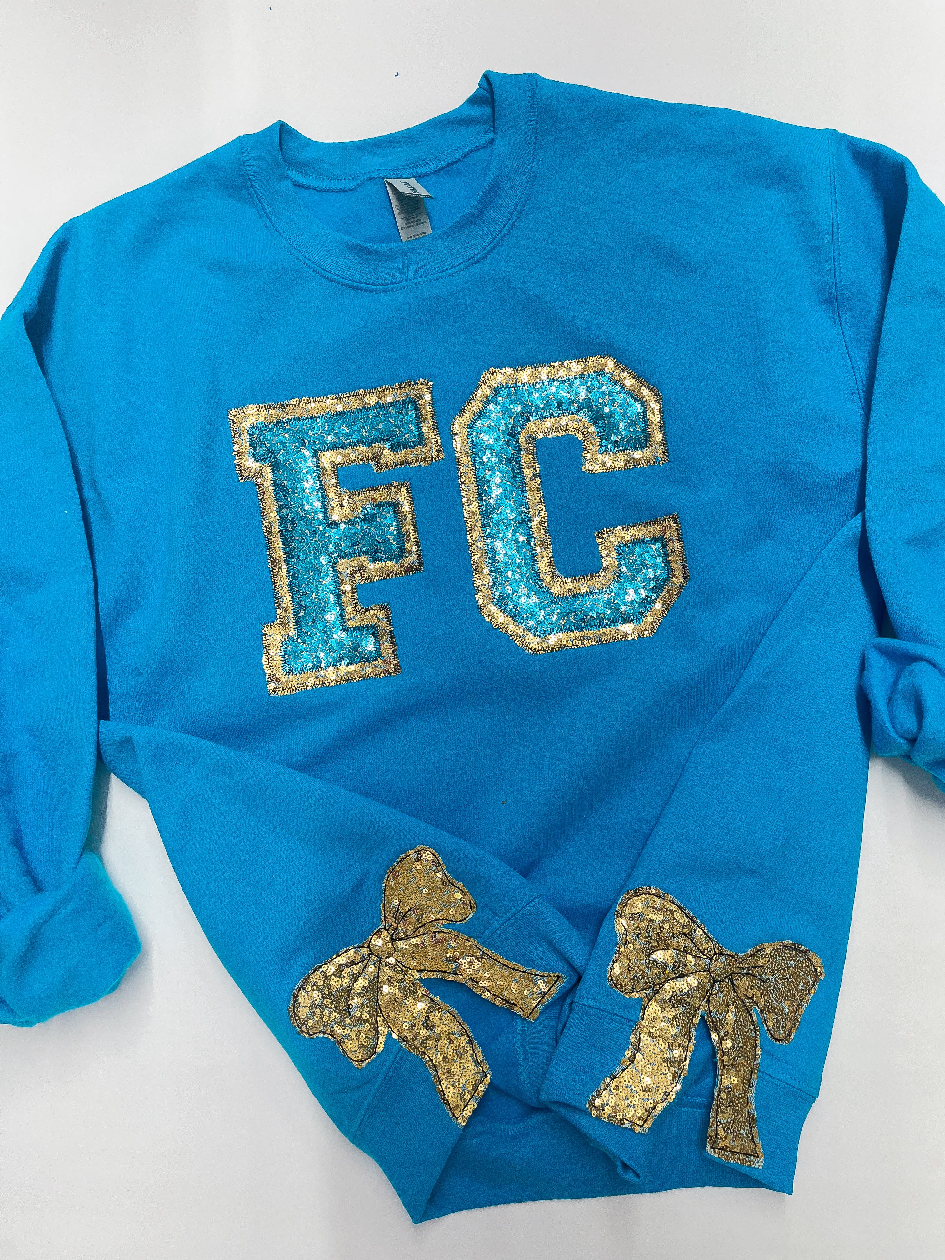 FC sequins embroidered Sweatshirt