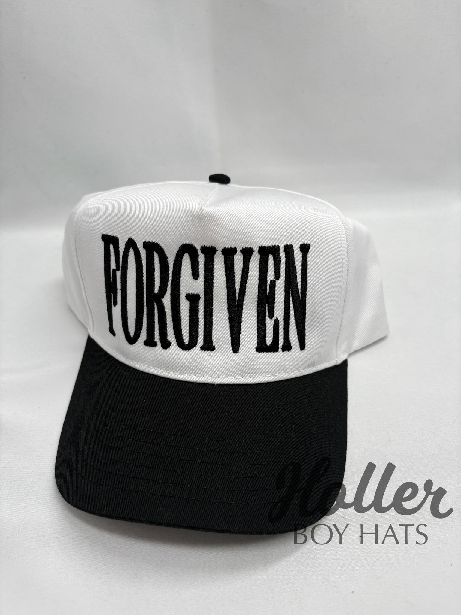 Black FORGIVEN Trucker Hat – SOUTHERN DESIGNS