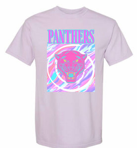 Trendy Lilac Panthers Shirt