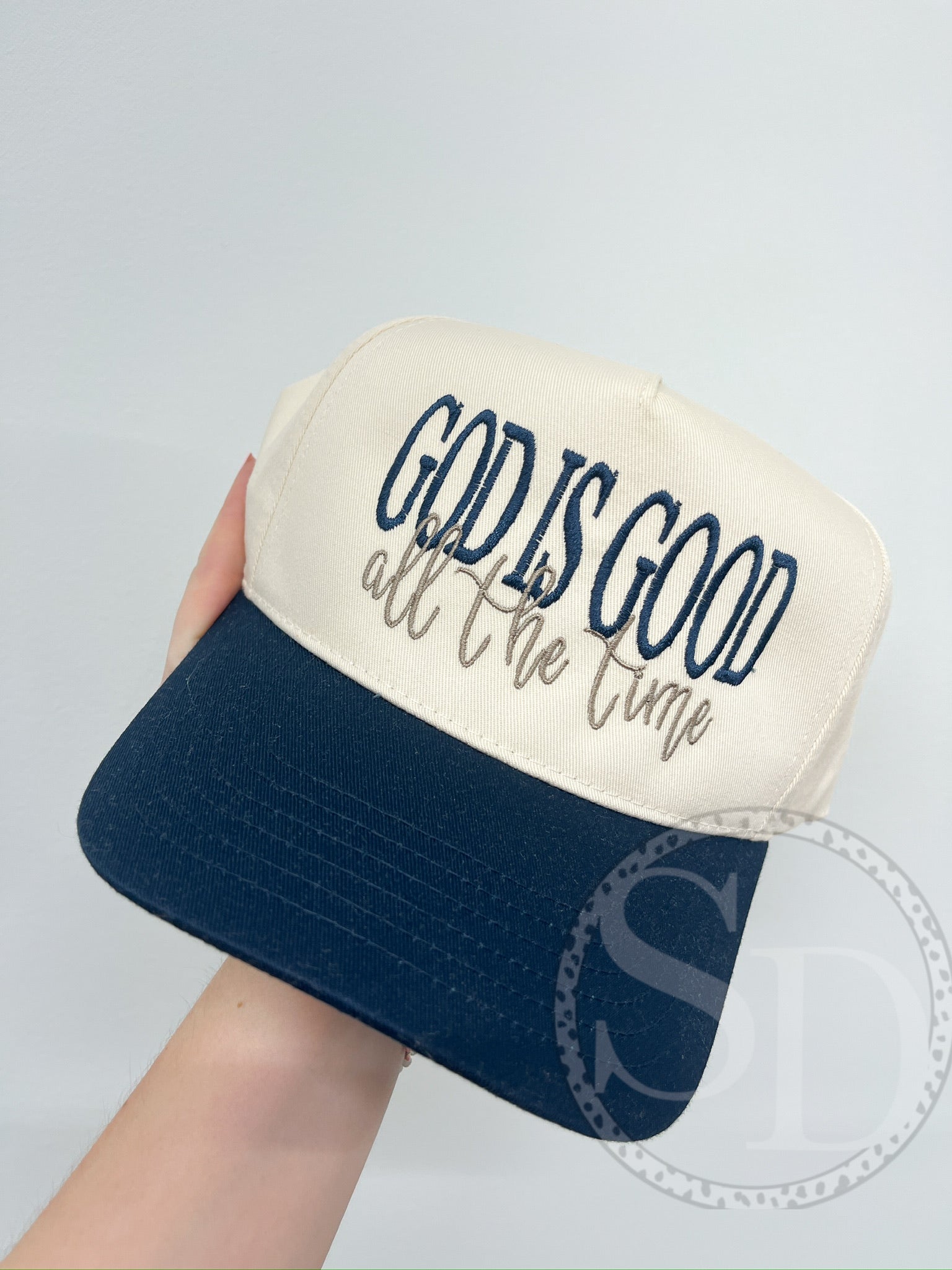 God is Good embroidered hat