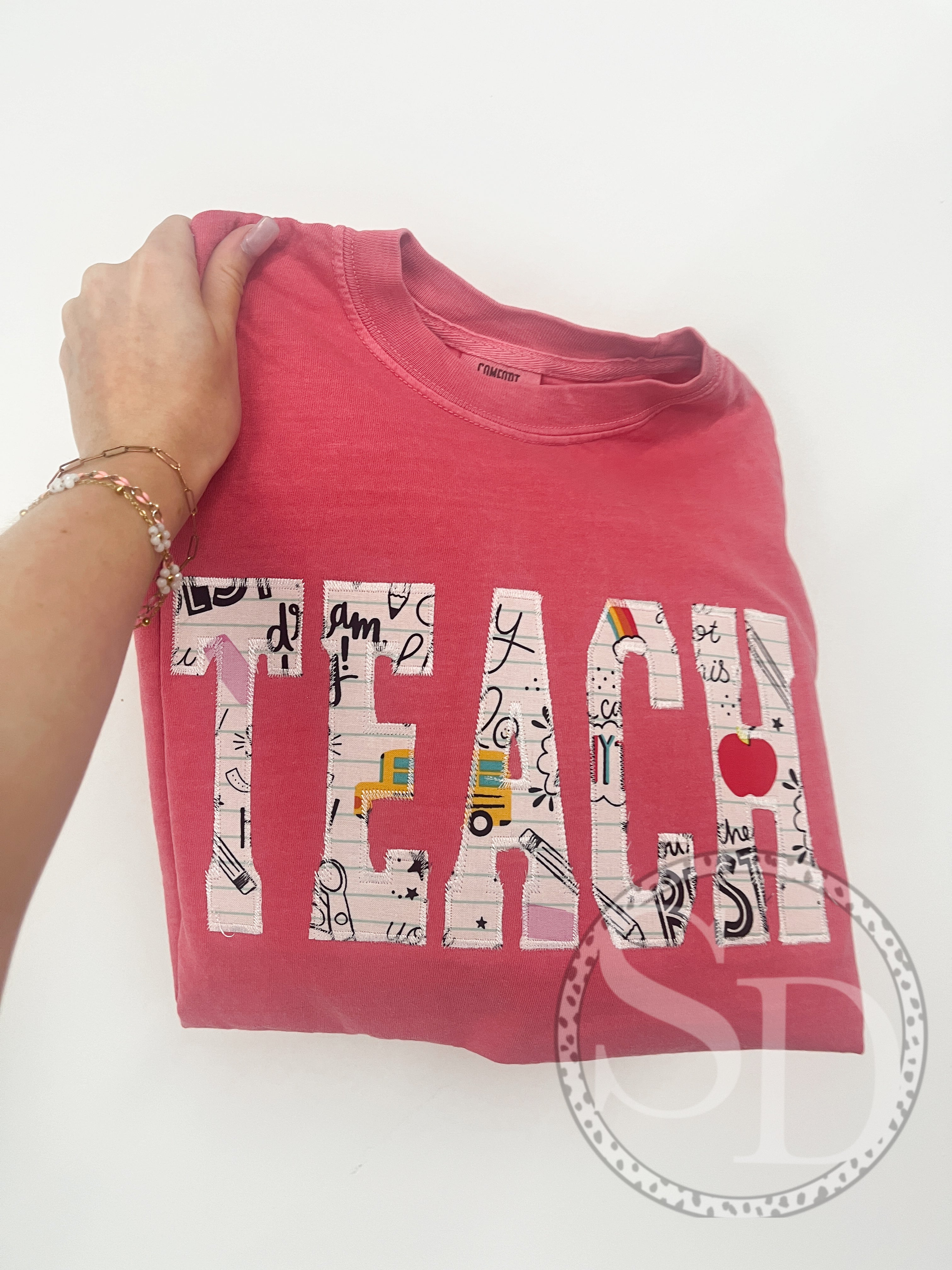 Teach fabric Comfort Colors tee