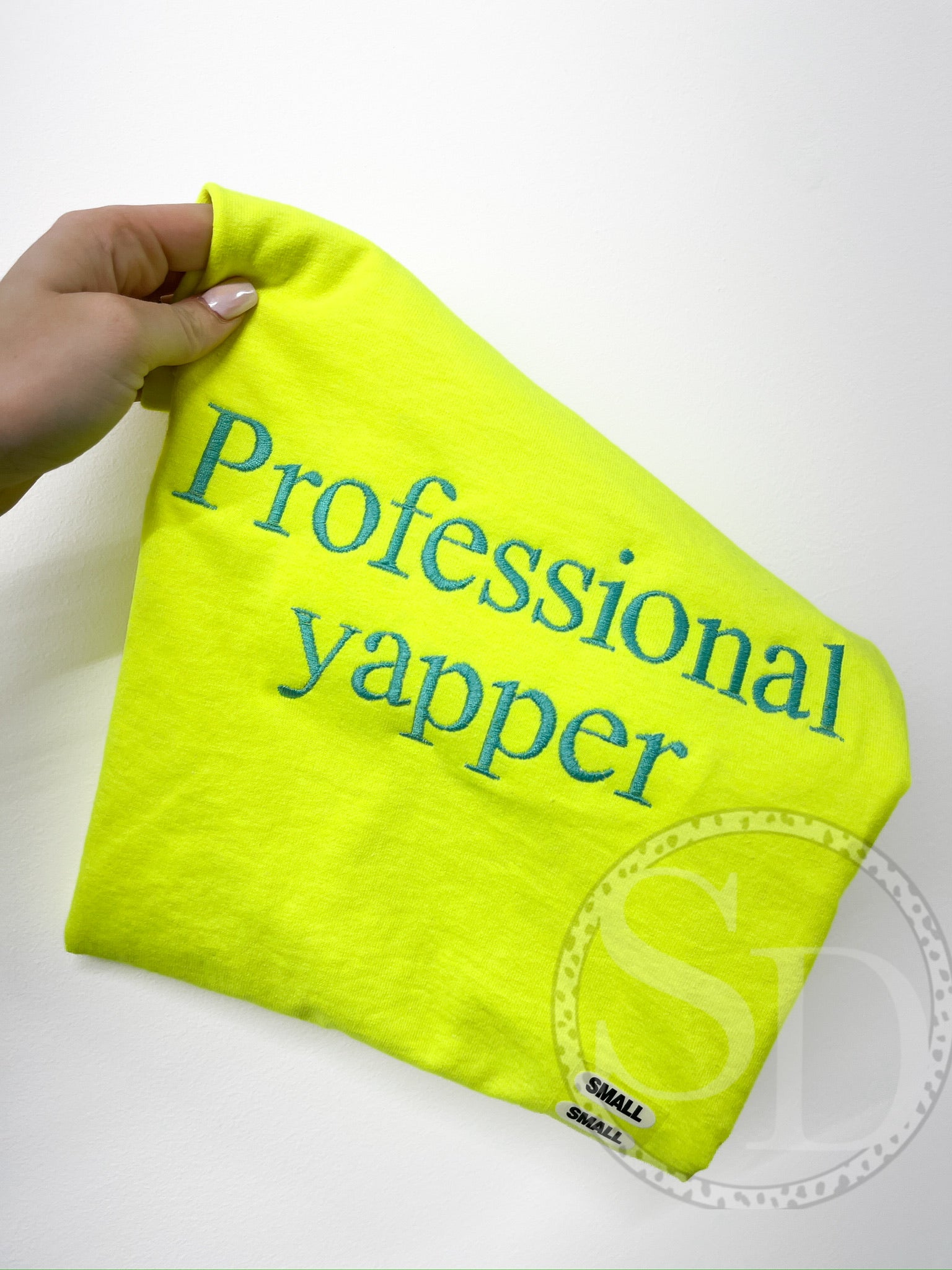Professional Yapper Gildan embroidered tee
