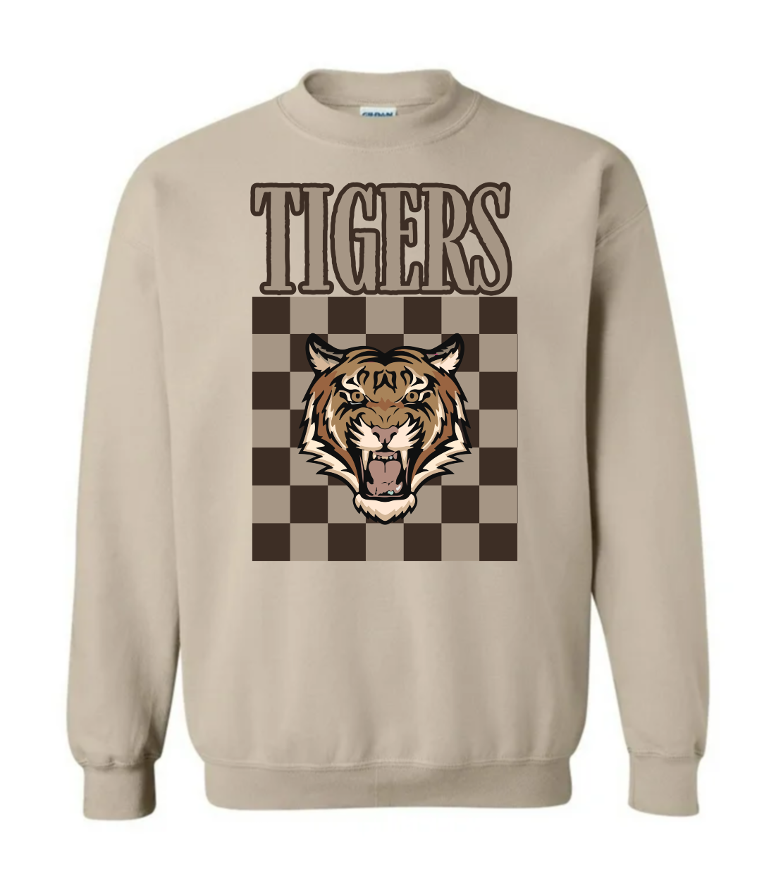 Trendy Tan Tigers Shirt