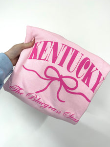 Pink KY bows Fleece Pullover