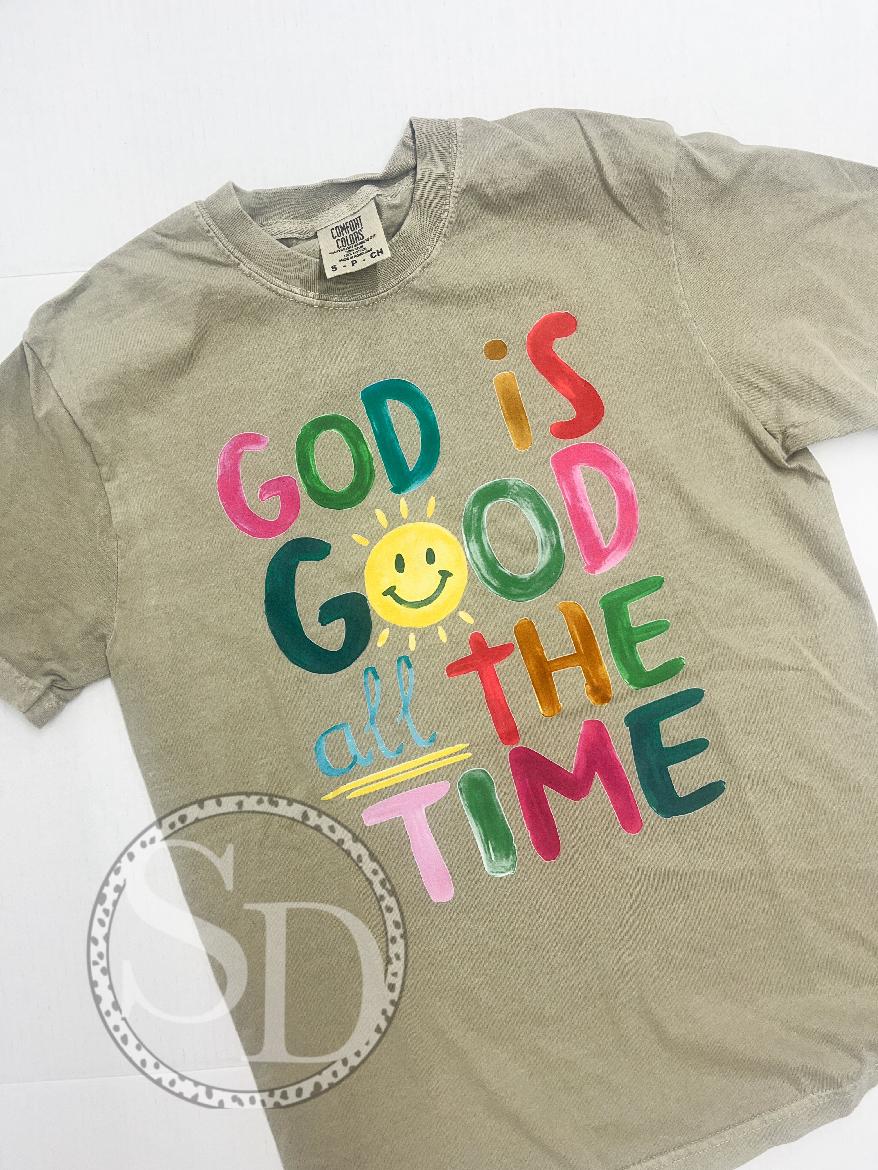 God is Good Comfort Colors tee