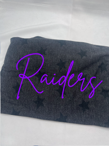 Dark Grey Raiders Star Tshirt