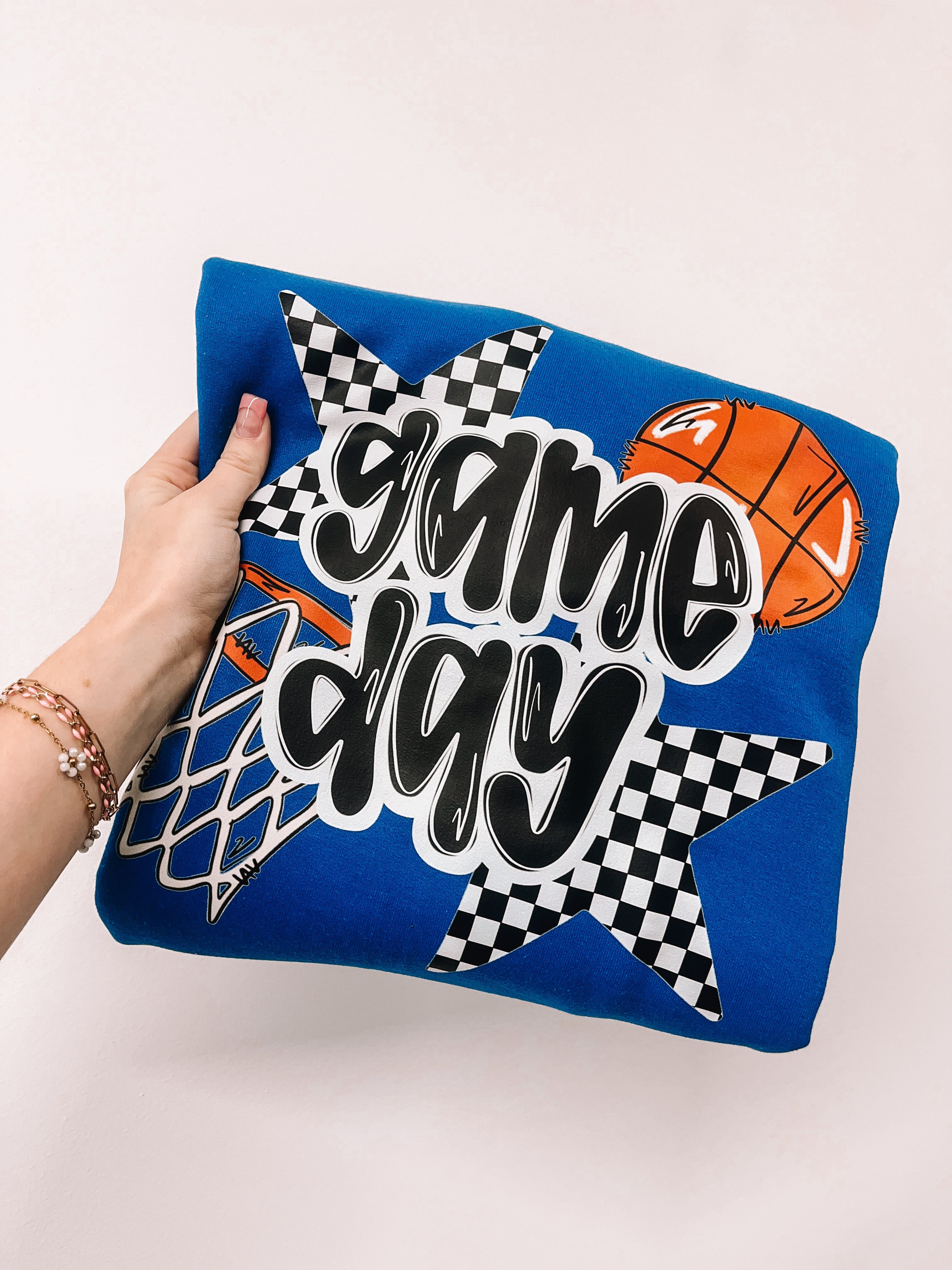 Game Day Royal basketball Sweatshirt