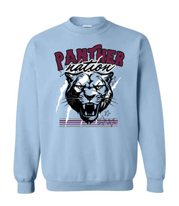 Blue Retro Panthers