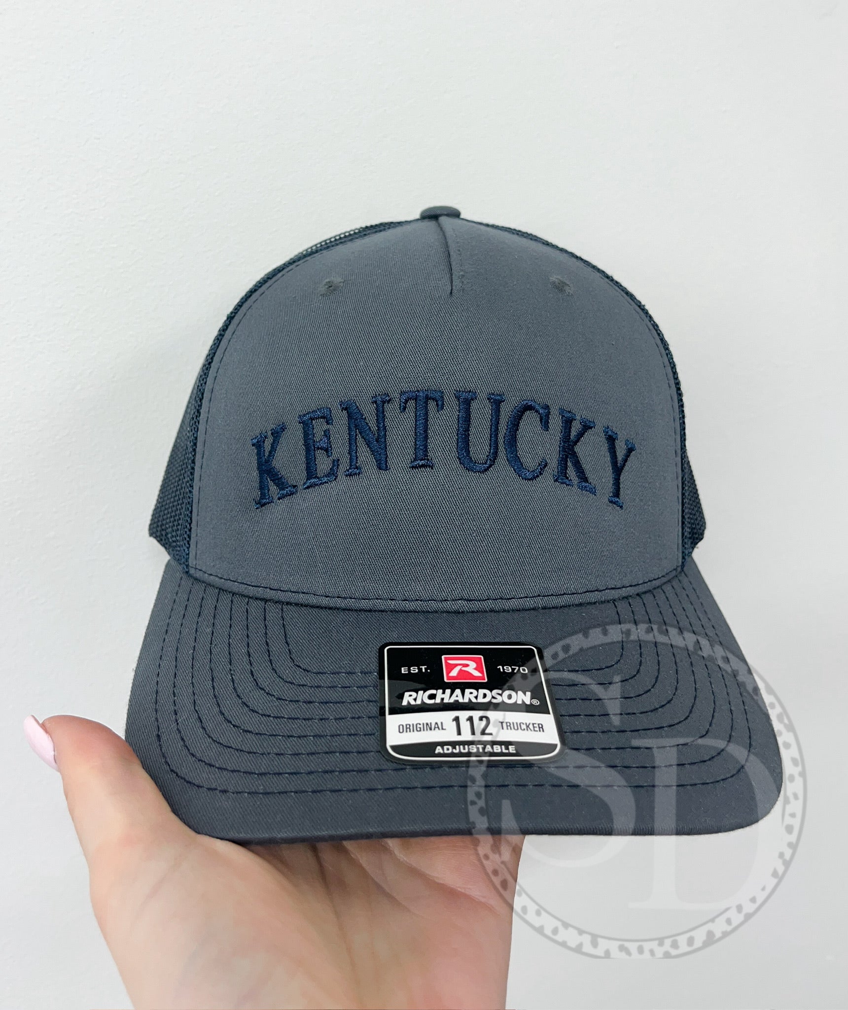 Navy Kentucky Richardson embroidered hat