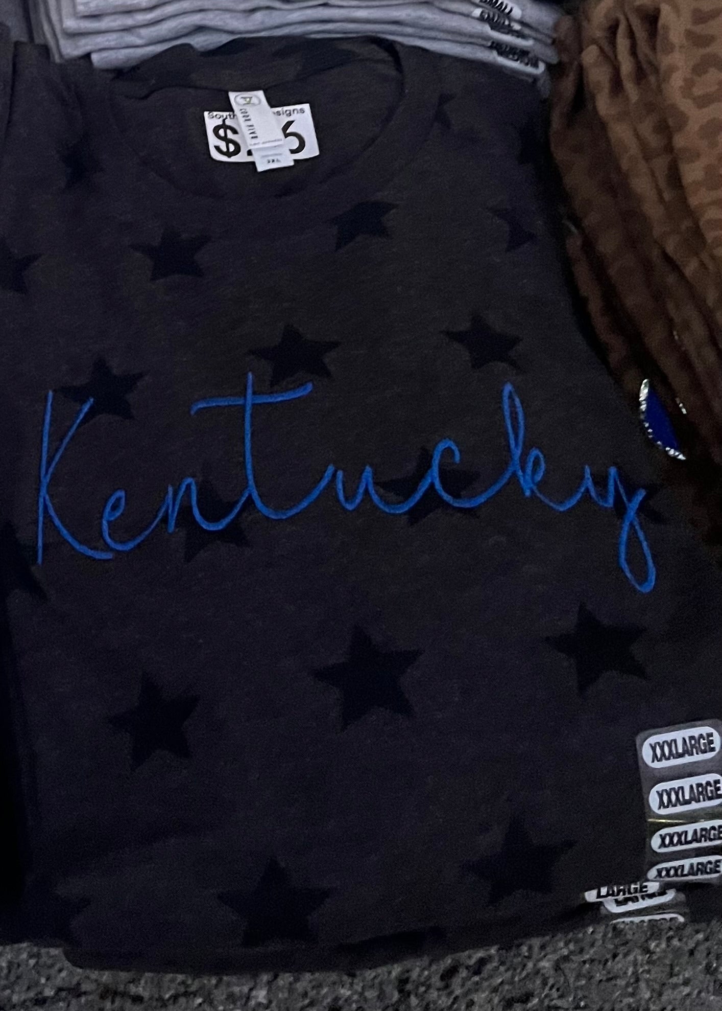 Kentucky Embroidered Star tee