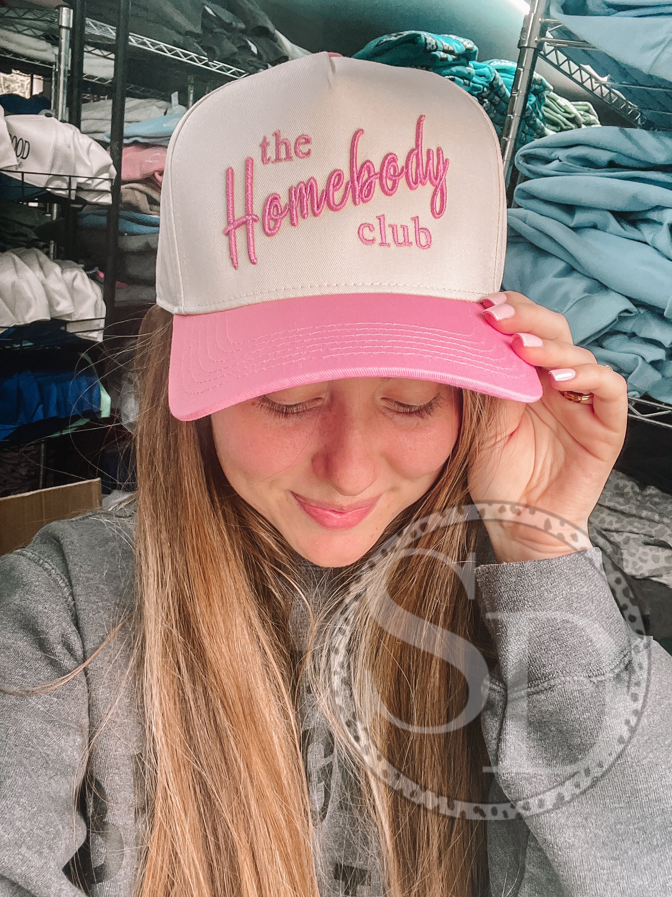 The Homebody club embroidered hat