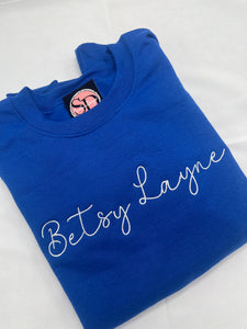 Betsy Layne EMBROIDERY sweatshirt