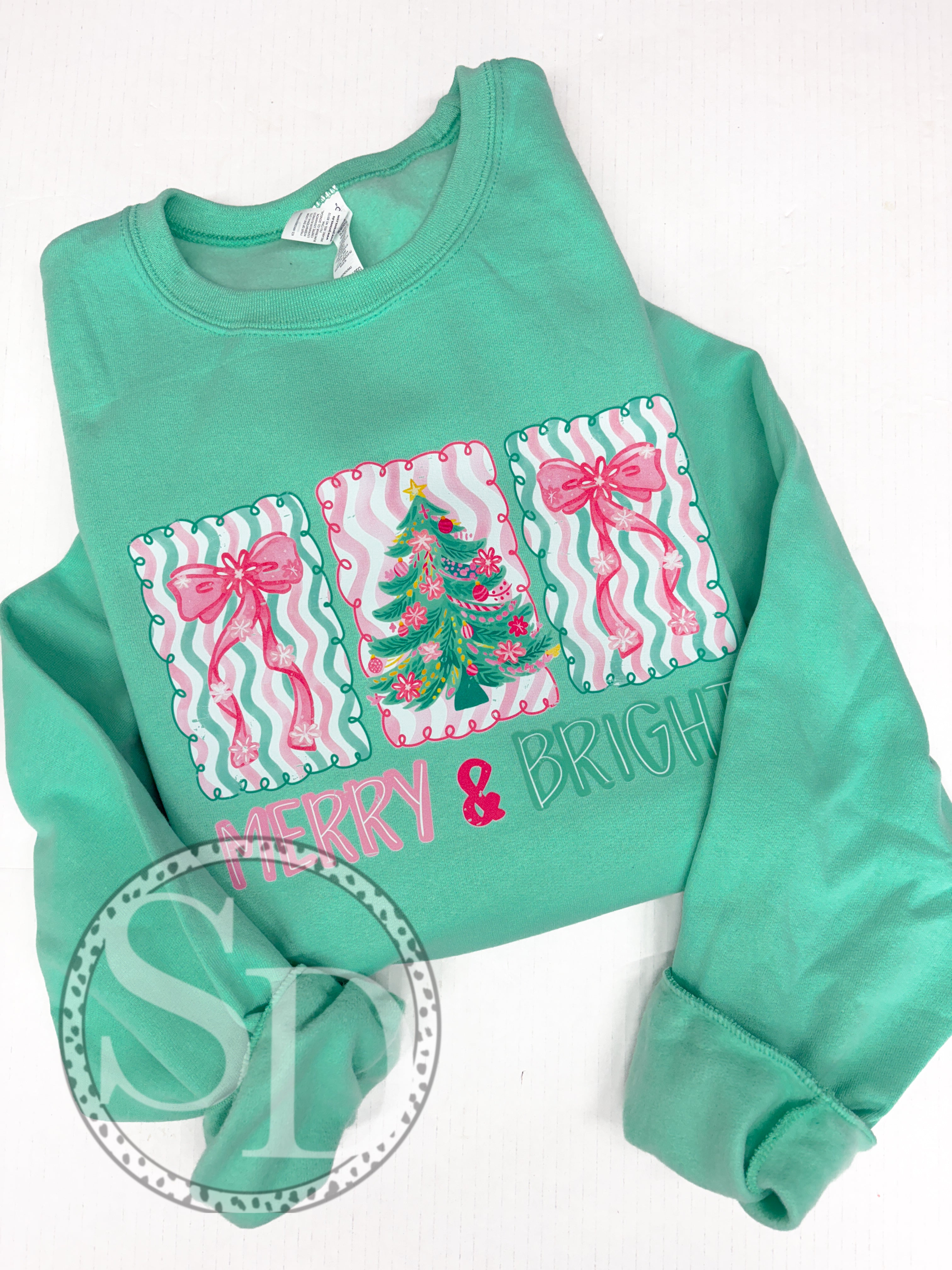 Preppy Christmas trio Sweatshirt
