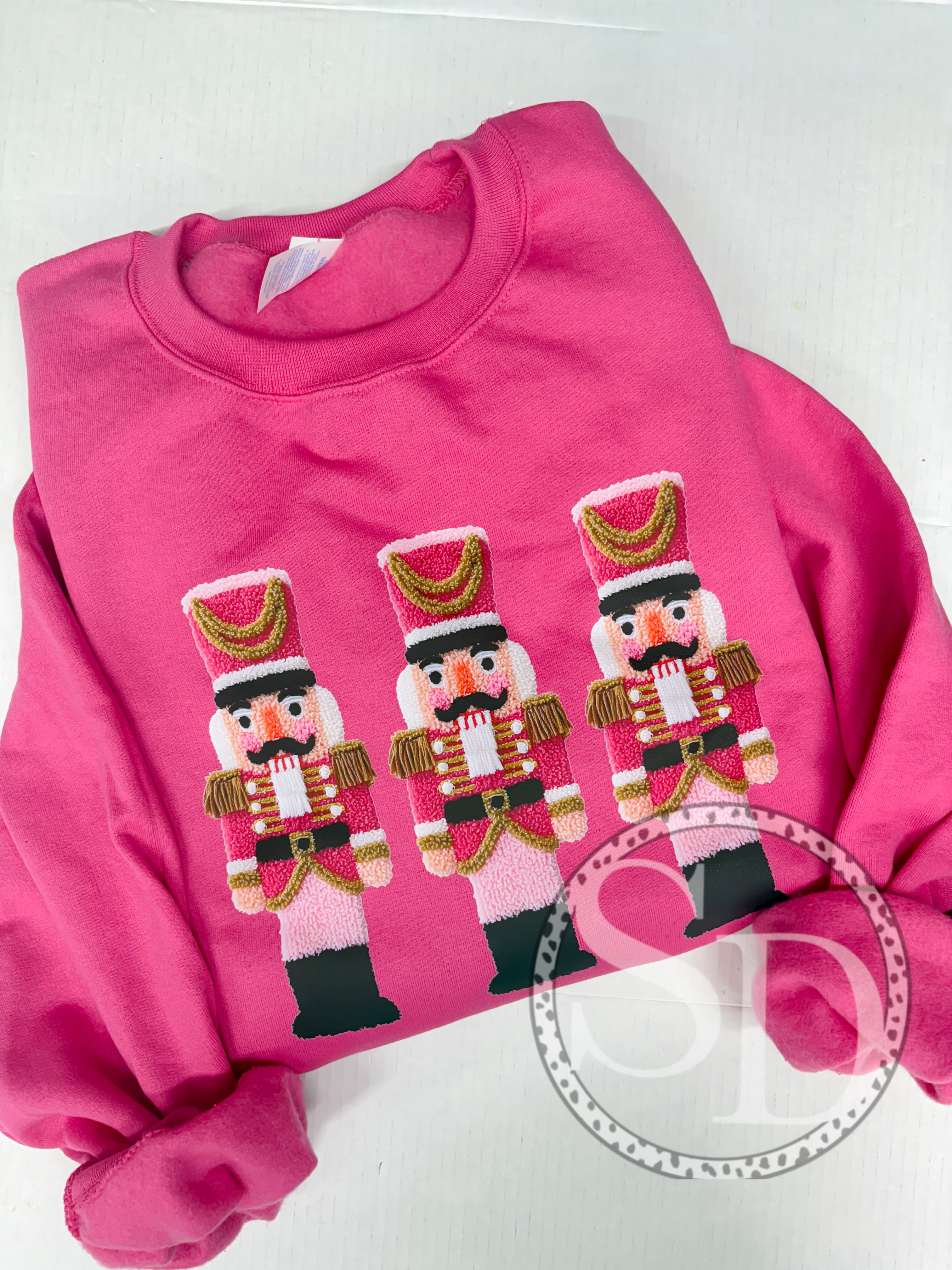Faux yarn nutcracker Sweatshirt