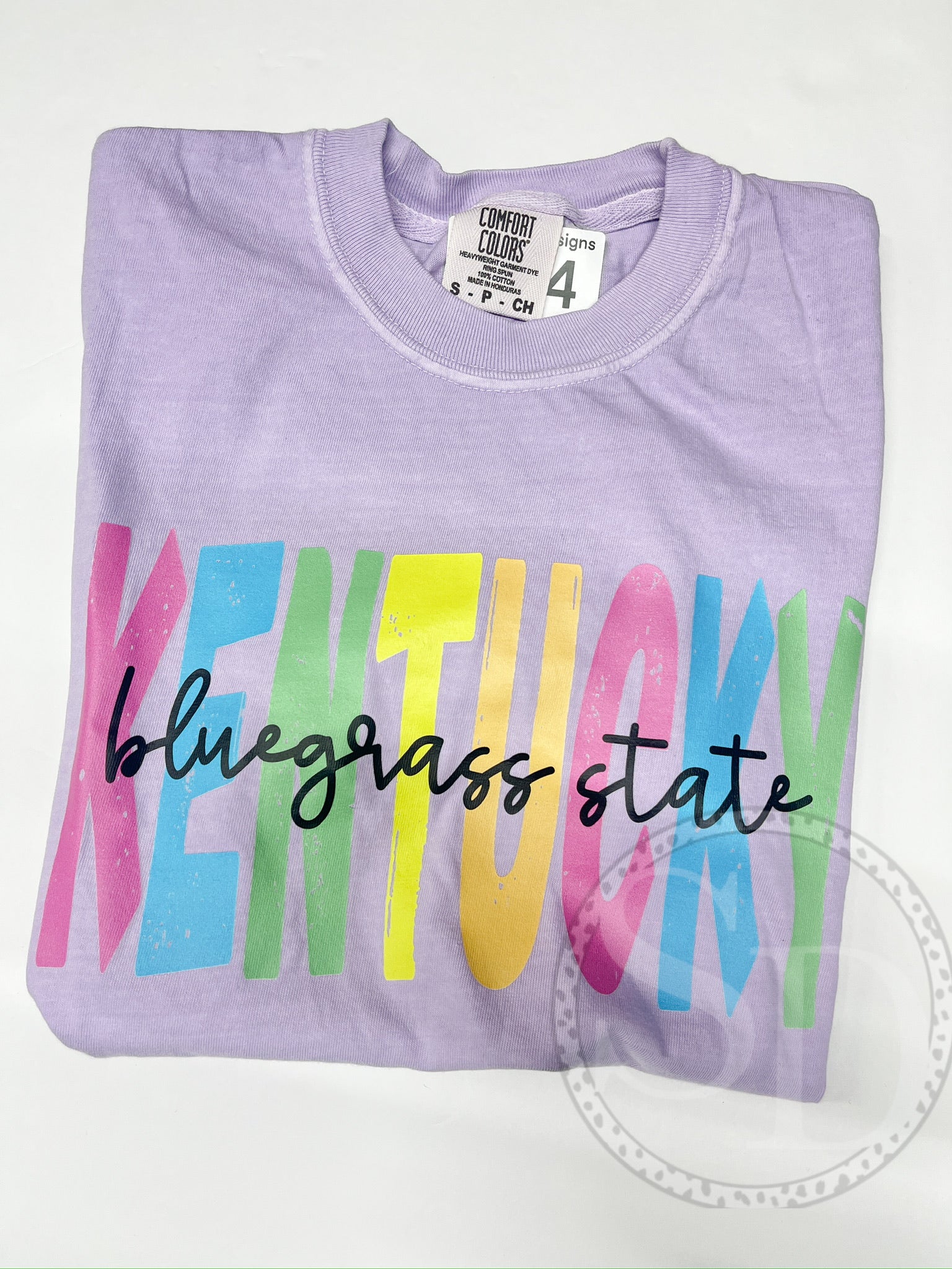 Pastel Bluegrass State Comfort Colors  tee