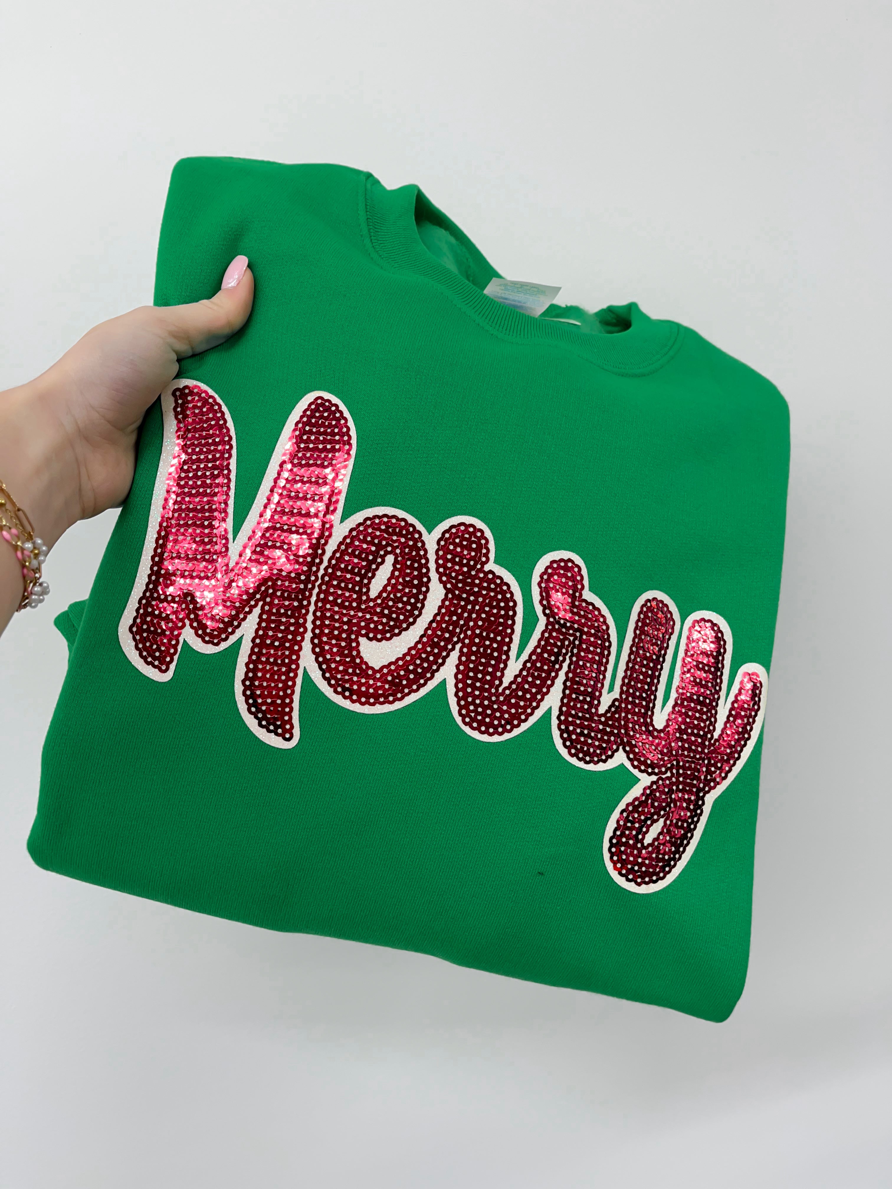 Merry Chenille Fleece Sweatshirt