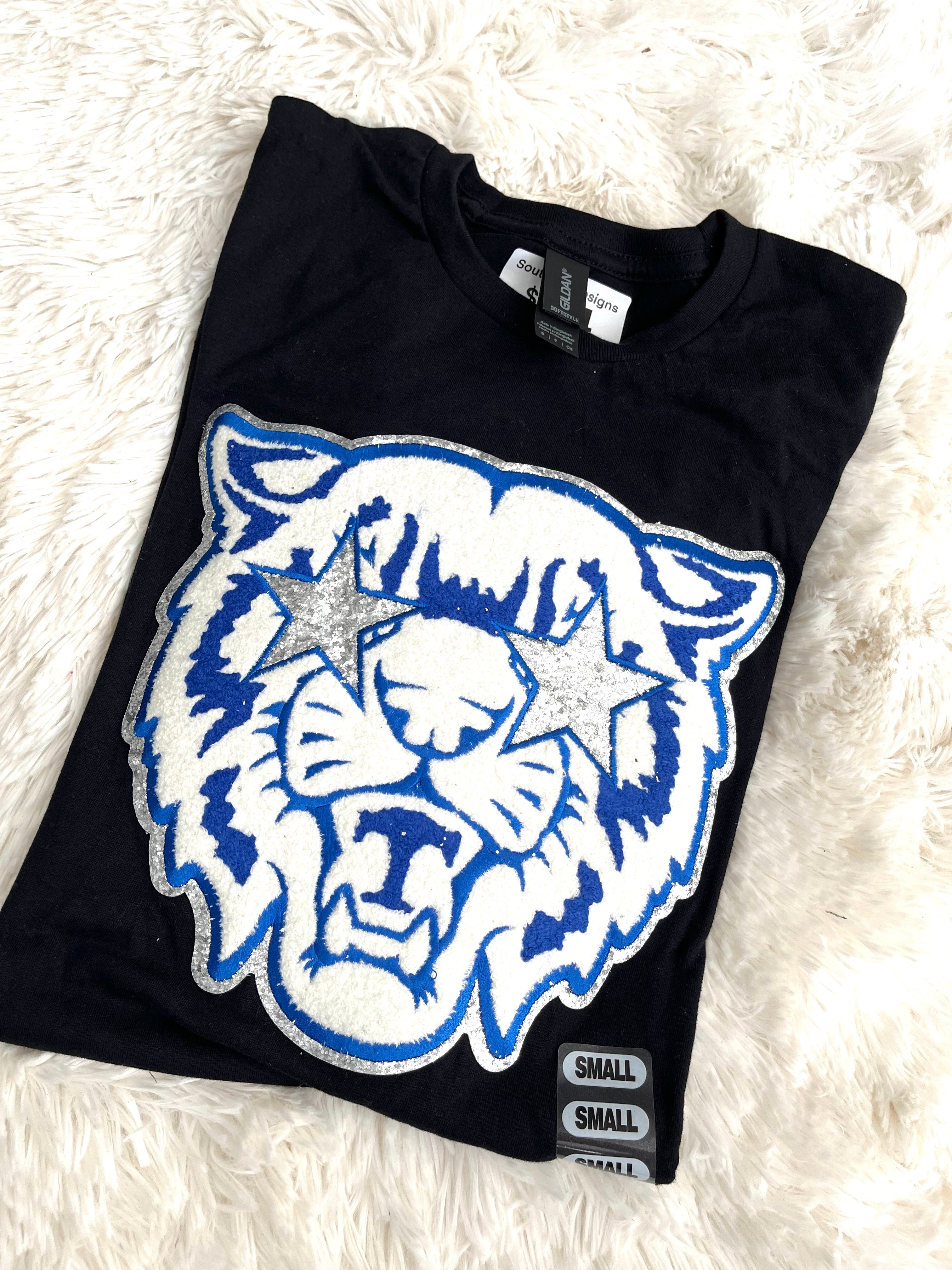 Preppy Wildcat Chenille tee