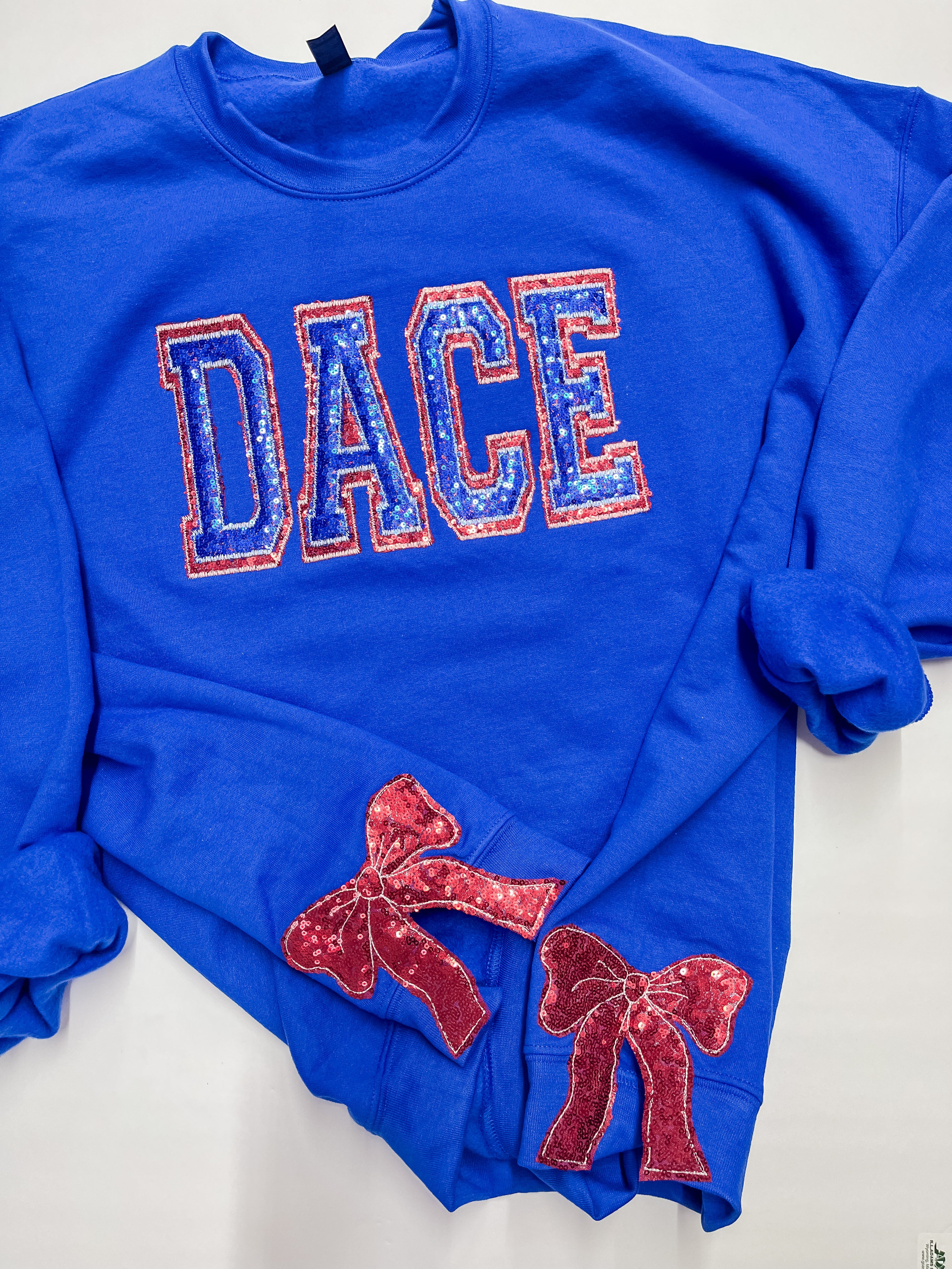 DACE sequins embroidered Sweatshirt