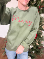 Load image into Gallery viewer, Merry Side Bow Sweatshirt
