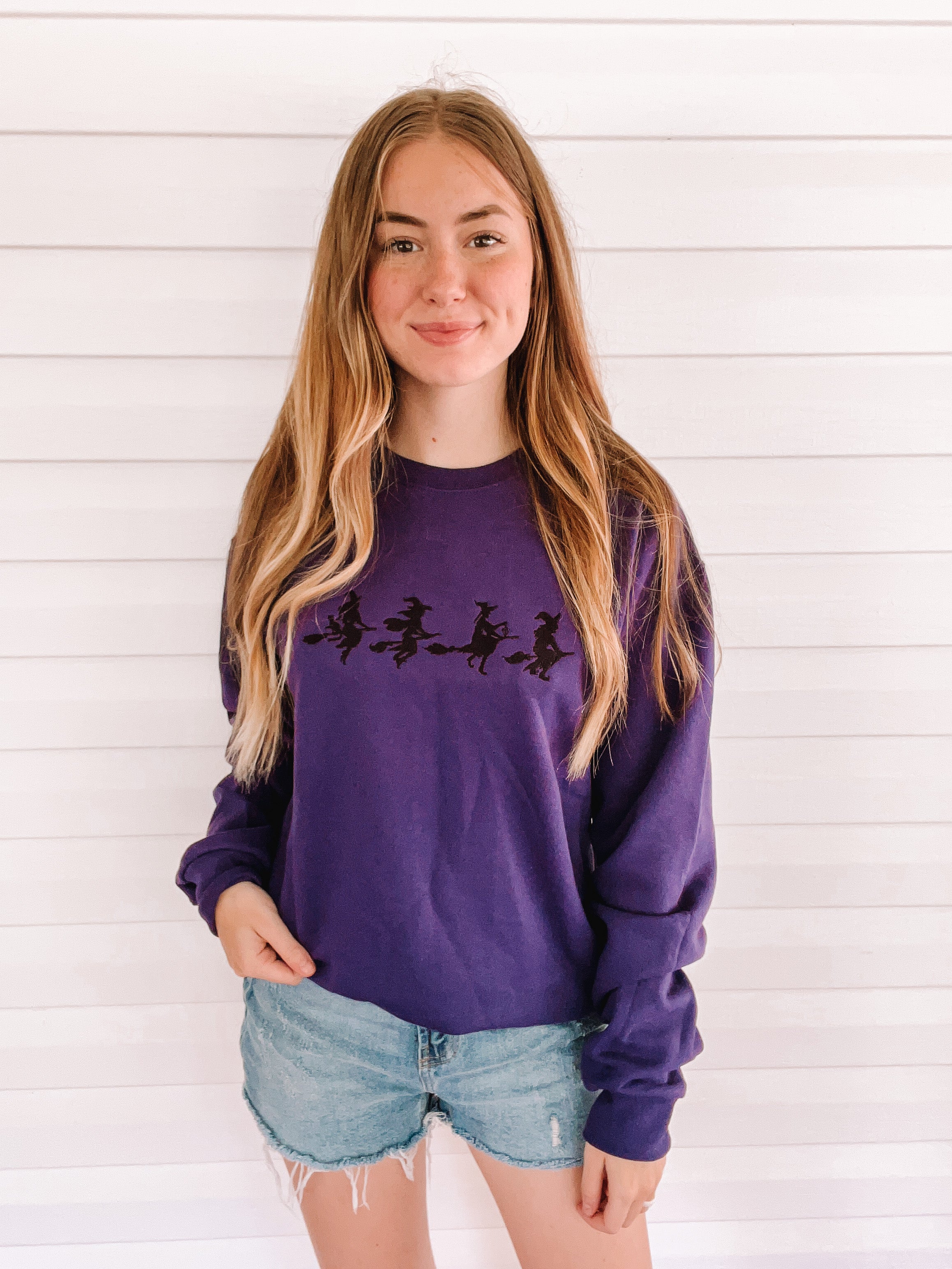 Purple Witches Sweatshirt (2WeekTAT)