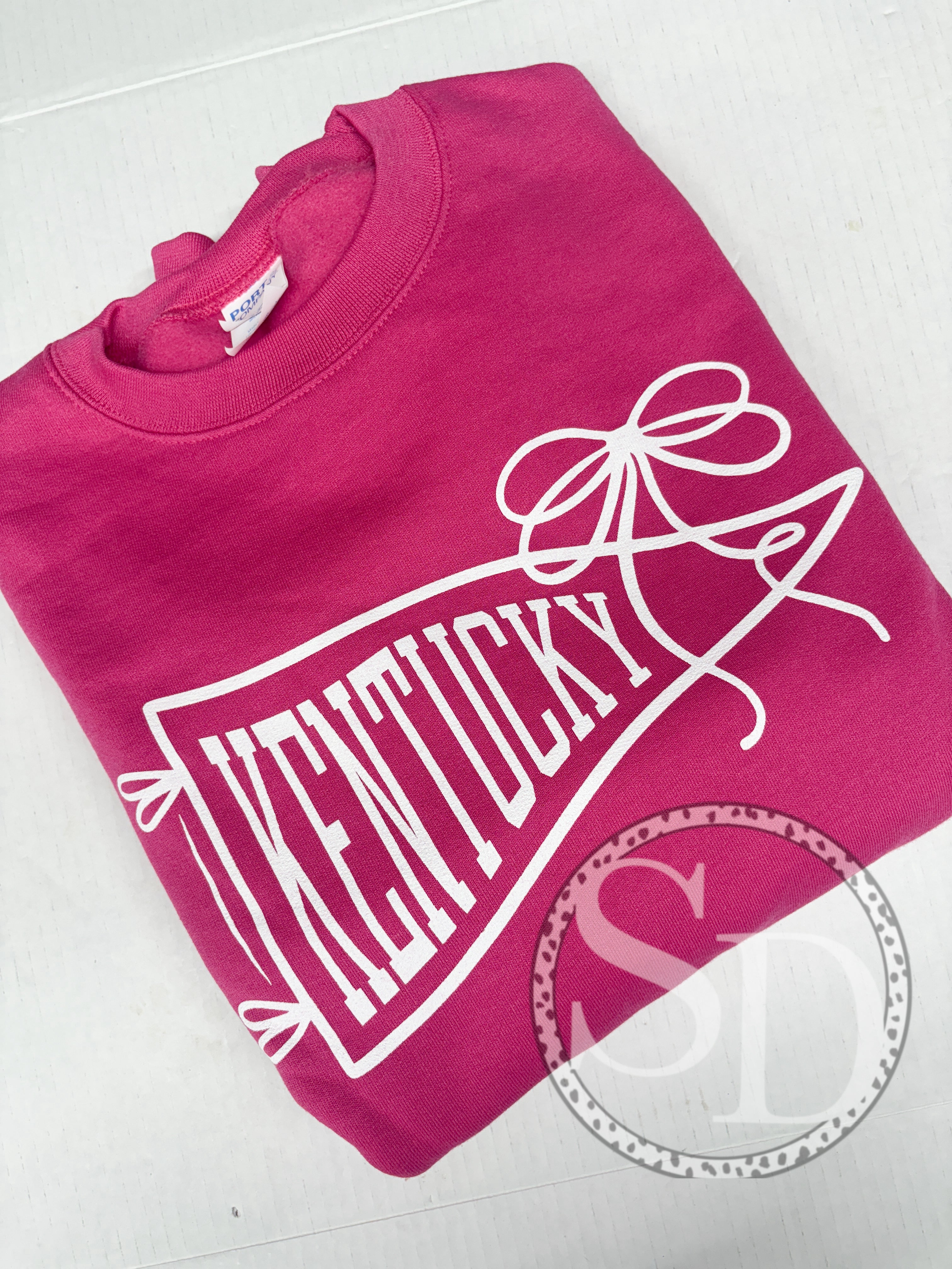 Pink pennant Ky Fleece sweatshirt