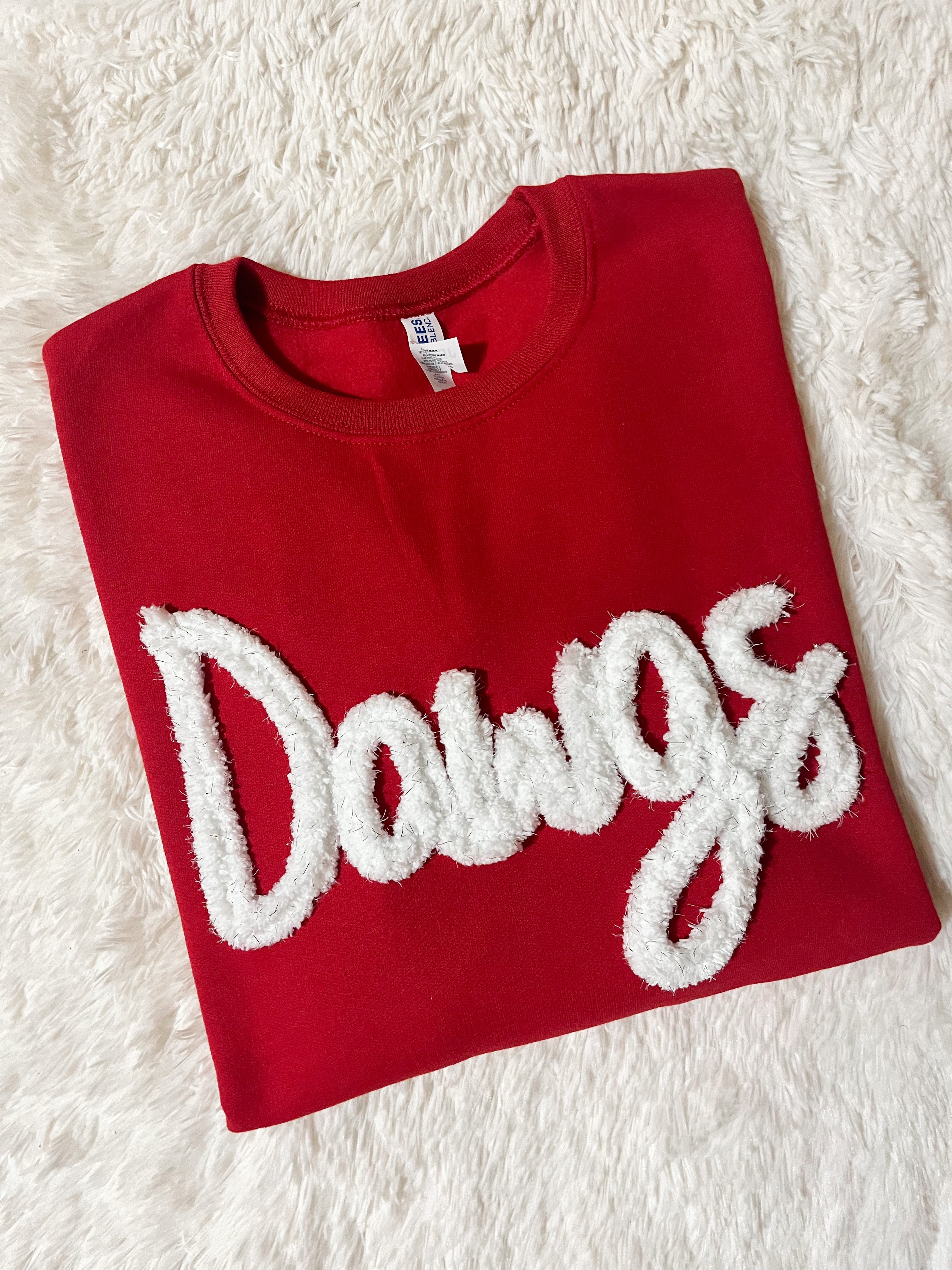 DAWGS Chenille sweatshirt PREORDER (2 WEEK TAT)