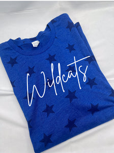 Blue Wildcats Star Tshirt