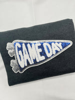 Load image into Gallery viewer, Sequins GAMEDAY Royal Chenille Sweatshirt (2 WEEK TAT)
