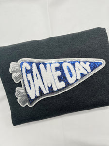 Sequins GAMEDAY Royal Chenille Sweatshirt (2 WEEK TAT)