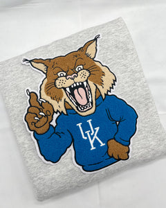 Retro Wildcat Chenille Sweatshirt (2 WEEK TAT)