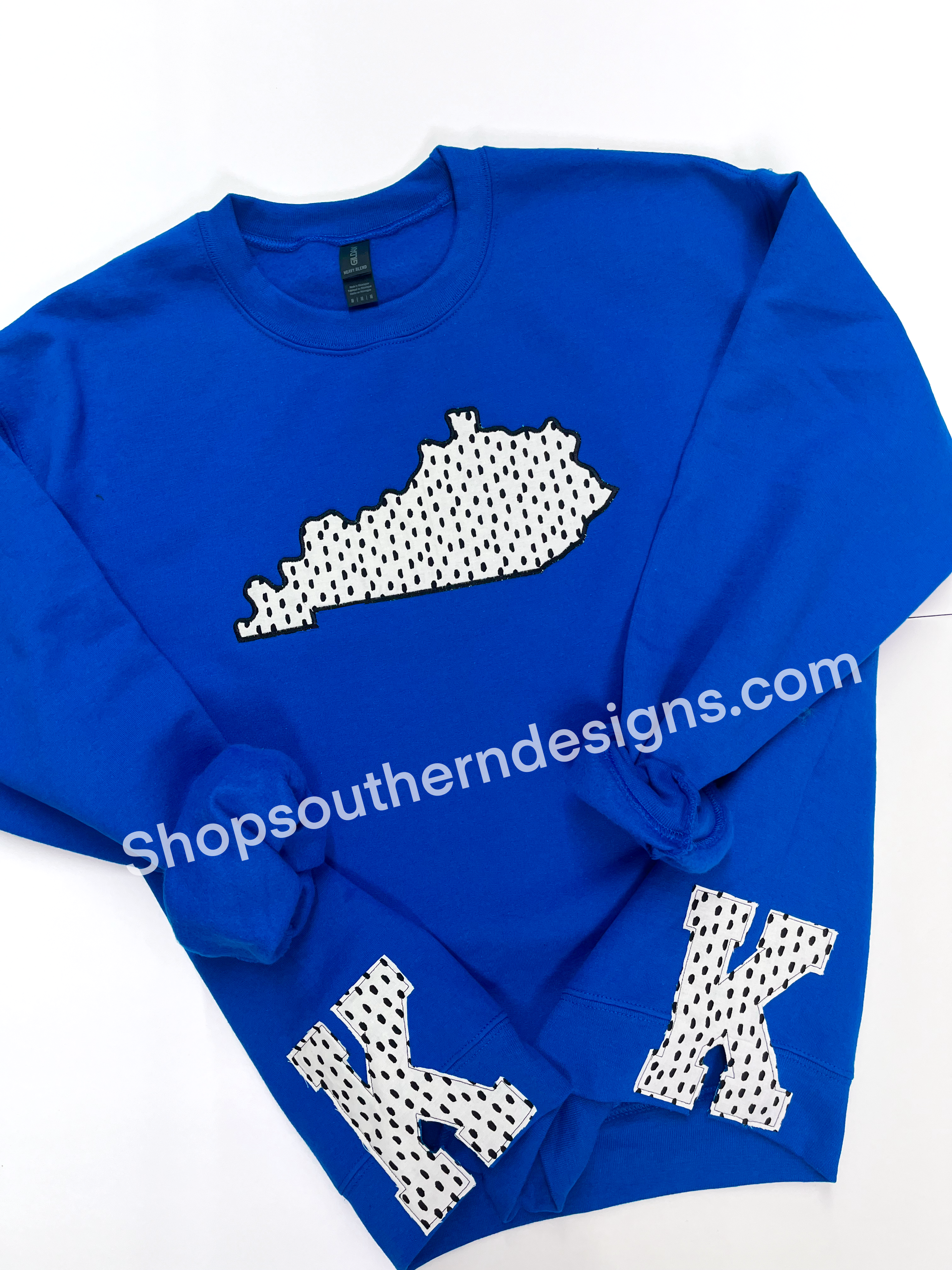 Kentucky Dalmation print Side K Sweatshirt