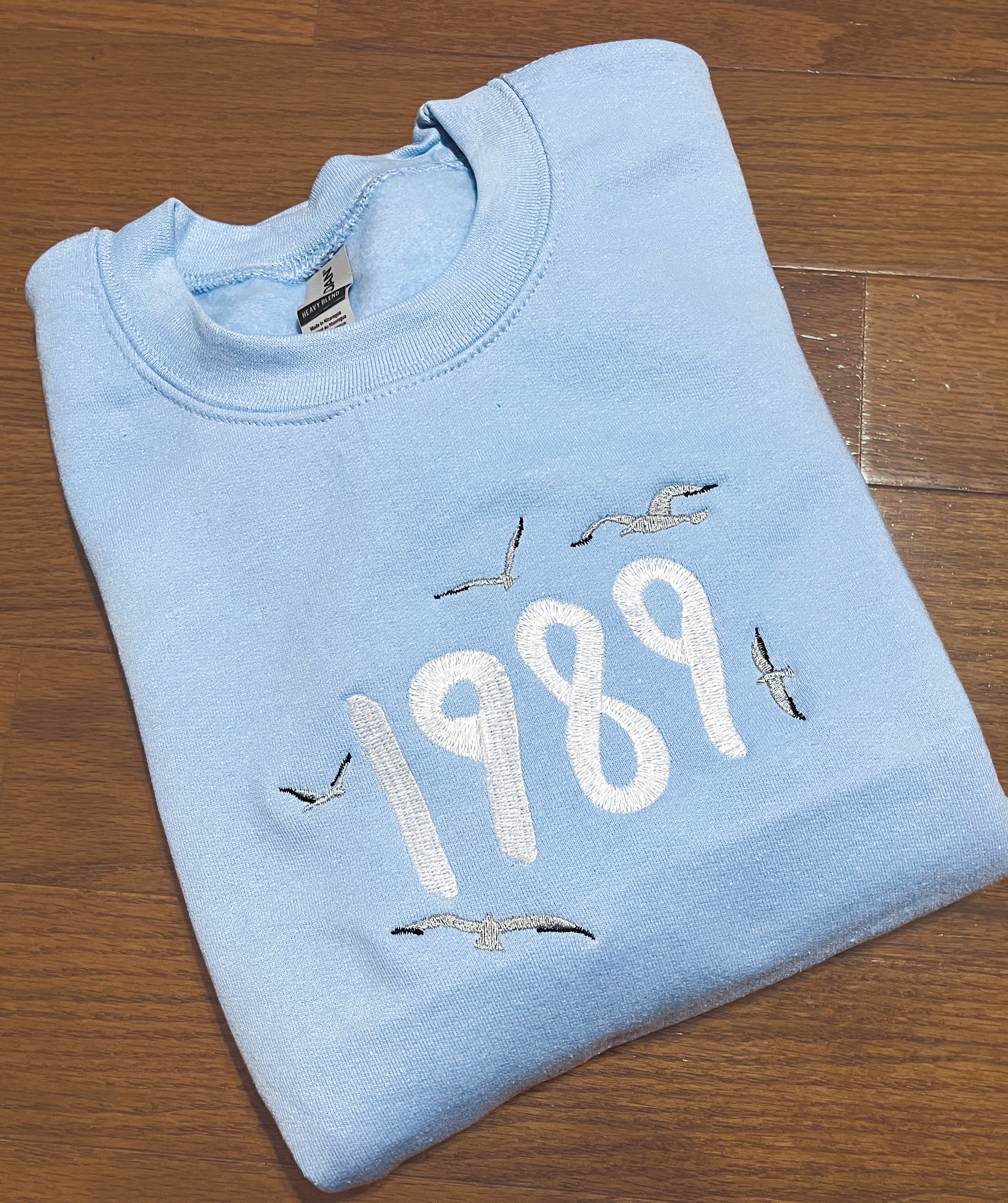 1989 Embroidered  Sweatshirt