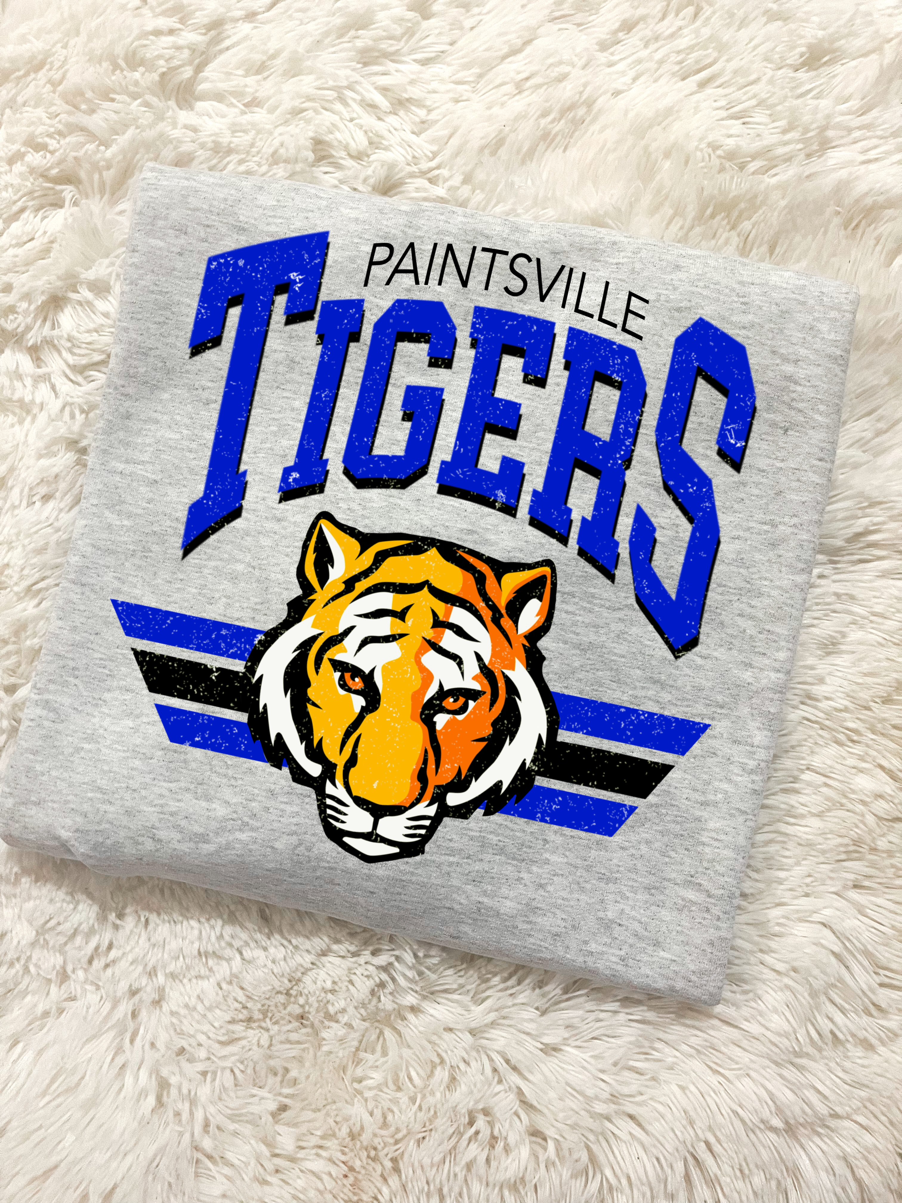 Paintsville Tigers tee/ sweatshirt *READY IN 2 WEEKS