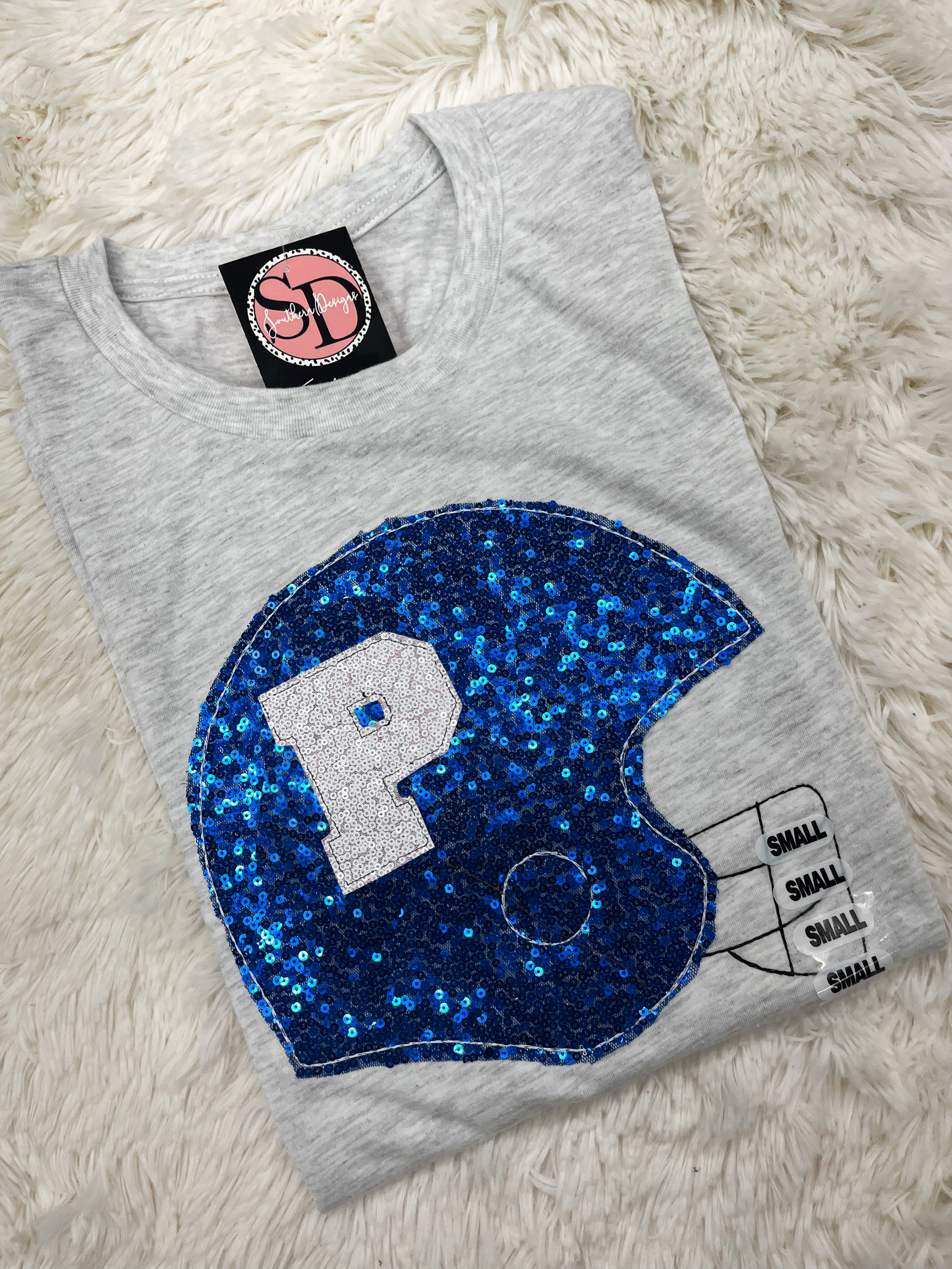 Blue P Helmet Tshirt (2 WEEK TAT)