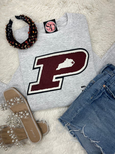 Big P Chenille Sweatshirt (2 WEEK TAT)