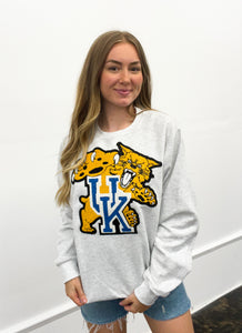 Wildcat Chenille Sweatshirt (2 WEEK TAT)