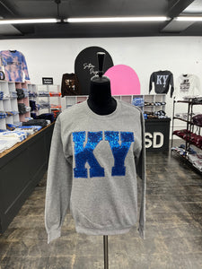 KY Sequin applique sweatshirt