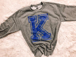 Load image into Gallery viewer, Big Blue K Fleece Pullover
