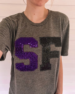 SF Sequin tee *READY IN 2 WEEKS