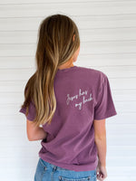 Load image into Gallery viewer, Jesus has my back: Comfort Colors Tee (PREORDER 2 WEEK TAT)
