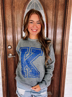 Load image into Gallery viewer, Big Blue K Fleece Pullover
